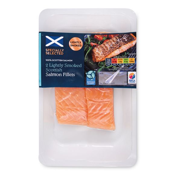 Specially Selected Lightly Smoked Scottish Salmon Fillets 240g/2 Pack